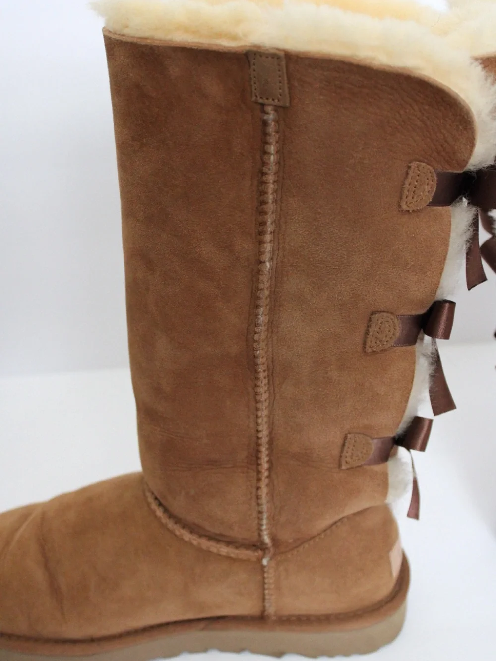 UGG Bailey Bow ll Tall Boots Women’s Size 7 Chestnut Winter Boots